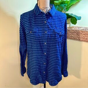 Toad & Co Indigo Skye Long Sleeve Shirt Large